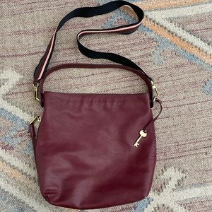 Cabernet Fossil Maya Hobo Bag